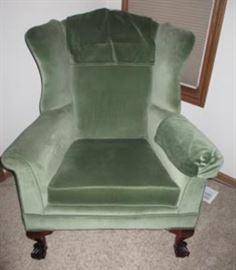green chair