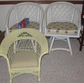 wicker chairs