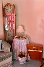 Room Divider, Childs Piano, Planter