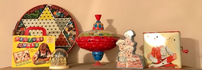 Vintage Tin & Wood Toys