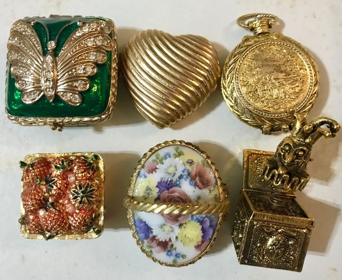 Solid Perfumes, Pill Boxes