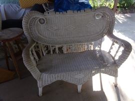 Beautiful Wicker Love Seat