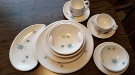 Franciscan - Starburst dishes--84 pieces in total available, not all shown here