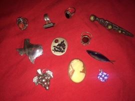 Mostly sterling pieces