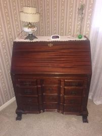 lovely antique drop front secretary