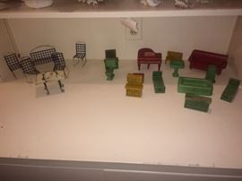 Vintage doll furniture