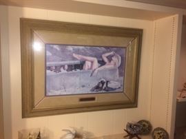 There are also quite a few nicely framed prints