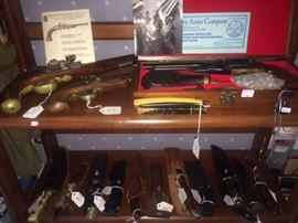 knives and reproduction firearms