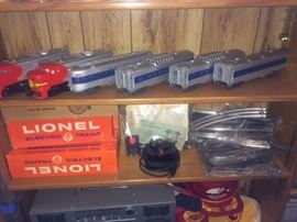 vintage Lionel train set