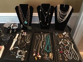 JEWELRY, SOME STERLING SILVER 
**PLEASE NO PRICE INQUIRIES **