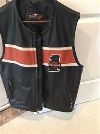 HARLEY DAVIDSON LEATHER VEST