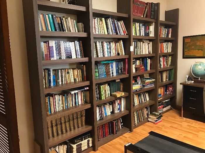 Bookcases are not for sale.