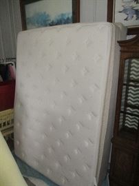 queen pillow top mattress and box spring very clean
