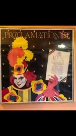 Framed Rex Proclamation 