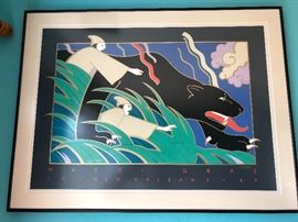 Limited Edition Mardi Gras Art
Signed Hugh Ricks 1989