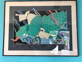 Limited Edition Mardi Gras Art
Signed Hugh Ricks 1988