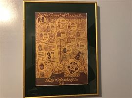 Framed K&B Advertisement 