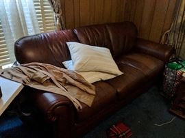 Leather couch