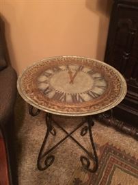 Clock side table