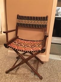 Folding director chairs