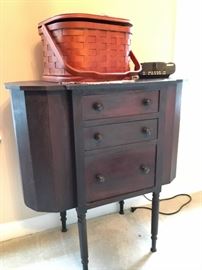Mahogany jewelry cabinet
