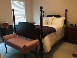 Mahogany four poster bed