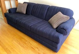 Navy sofa- very nice condition