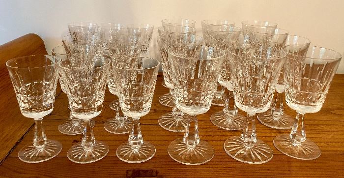 Waterford Kylemore Water Goblets and Clarets