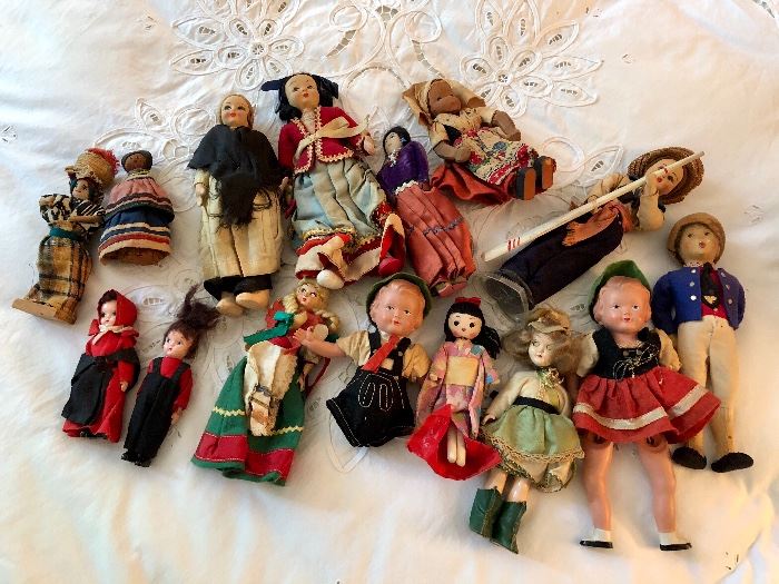 Vintage doll collection.