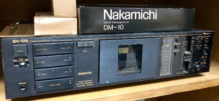 Nakamichi BX-125 2 Head 3 Motor Servo Cassette Deck