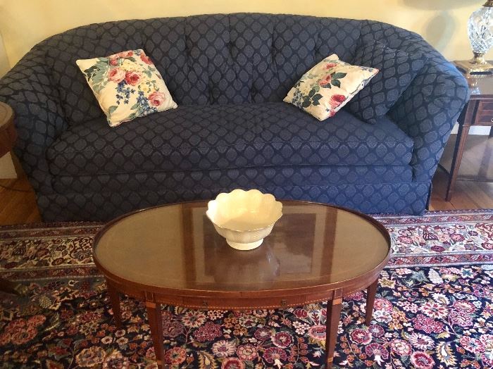 Navy Sofa - Paine Furniture