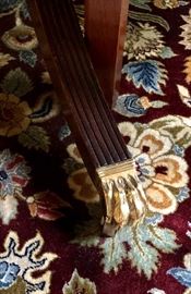 ...petite brass claw feet...