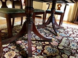 Lovely Oriental Style Rug with Lush Flowers