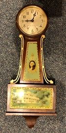 Seth Thomas Vintage Washington Banjo Clock