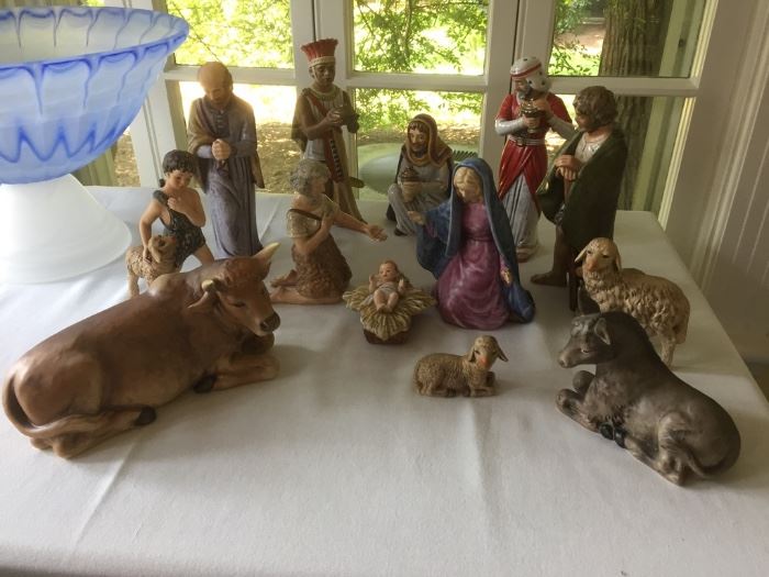 13-piece Goebel Nativity Set.