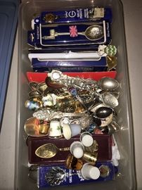 thimble collection, spoon collection