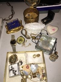 vintage jewelry and watches