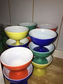 vintage ice cream set