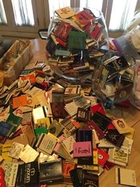 huge match book collection