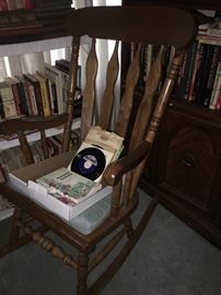 beautiful wood rocker