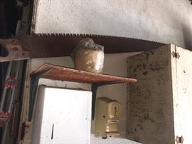 giant antique saw