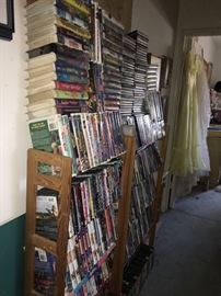 VHS and DVDs