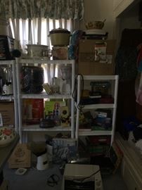 tons of kitchen appliances, some never used