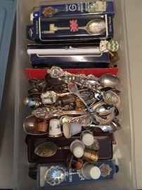 spoon and thimble collection