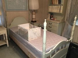 canopy bed, canopy pieces in garage