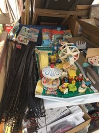 vintage Fisher Price Amusement Park set