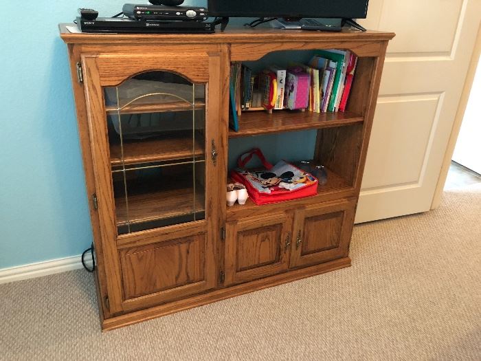 Oak TV cabinet
