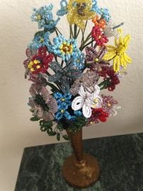 Another lovely beaded floral arrangement