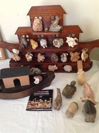 Noah's Ark and collectible Artesania Rinconada animals