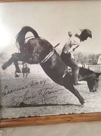James Trow, rodeo bronc rider